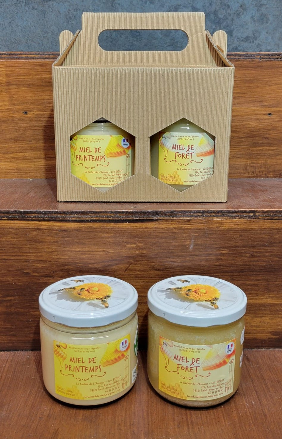Coffret dégustation - Miels 500g