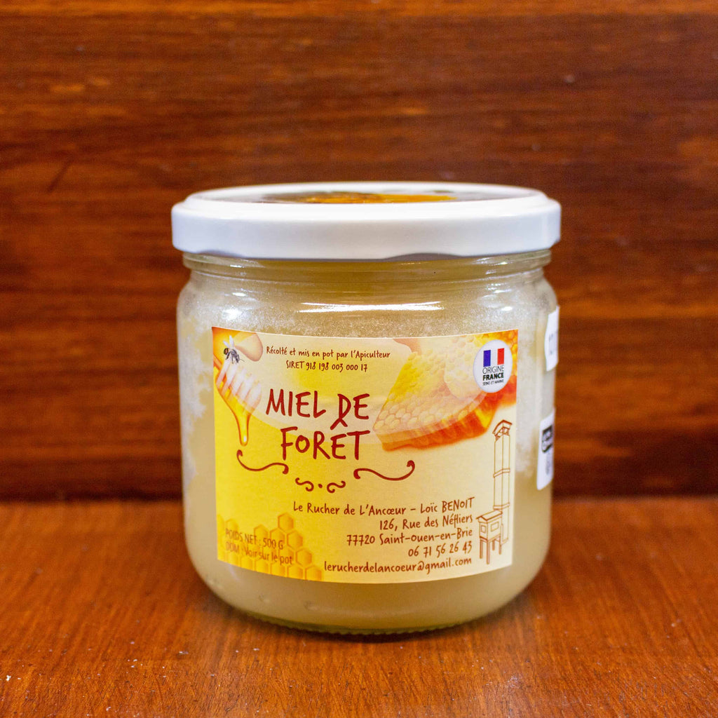 Pot de miel de forêt 500g - Le Rucher de l'Ancoeur, Seine-et-Marne
