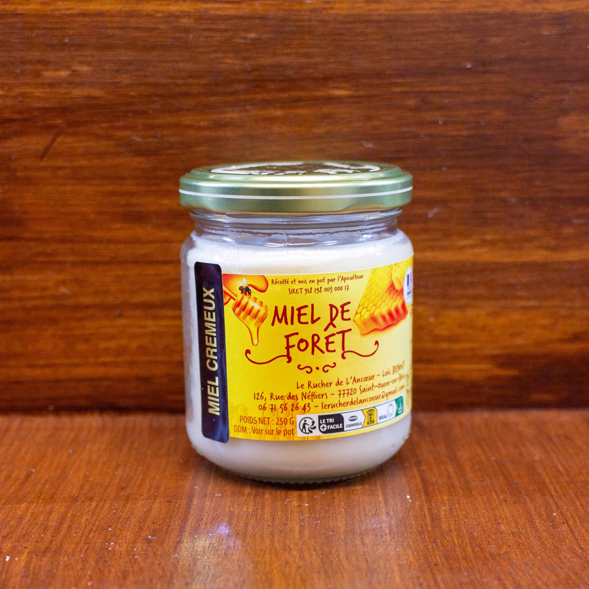 Miel de forêt crémeux 250grs