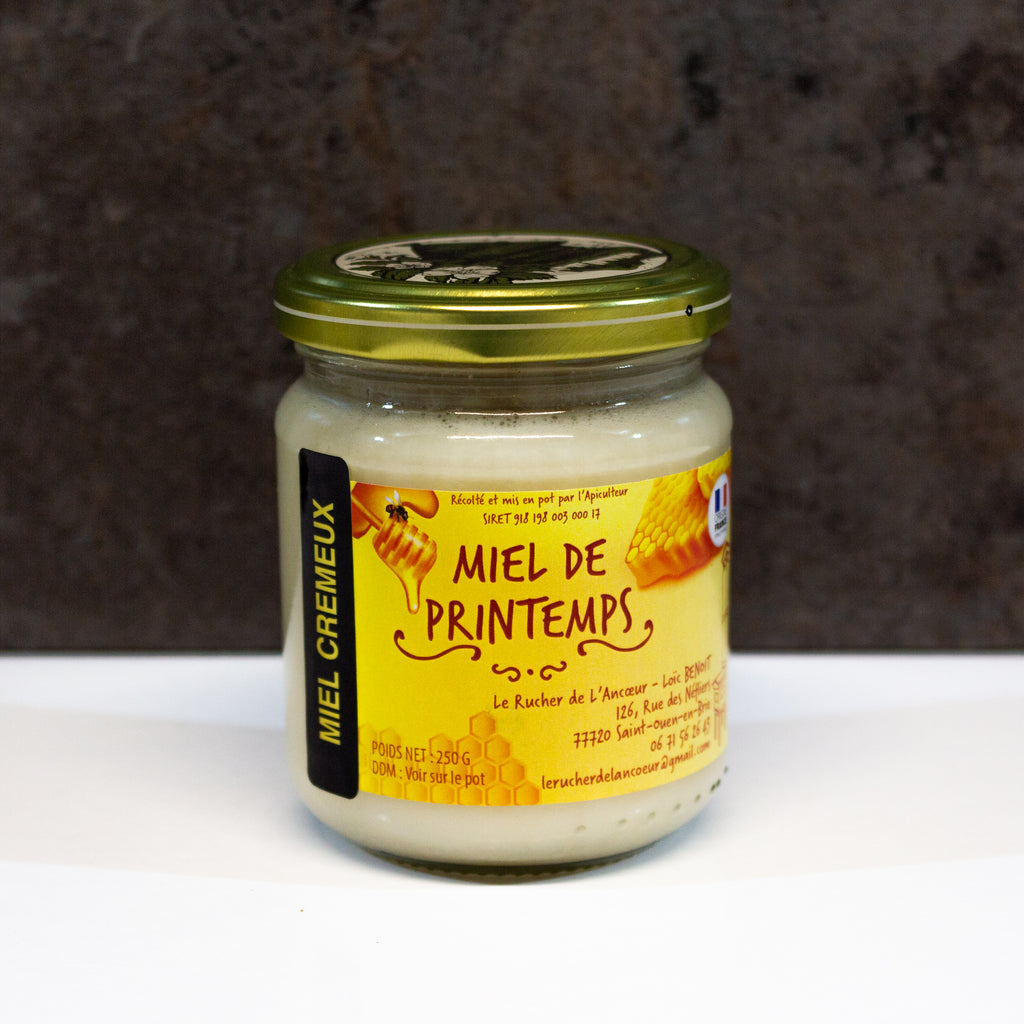 Miel de printemps crémeux 250grs