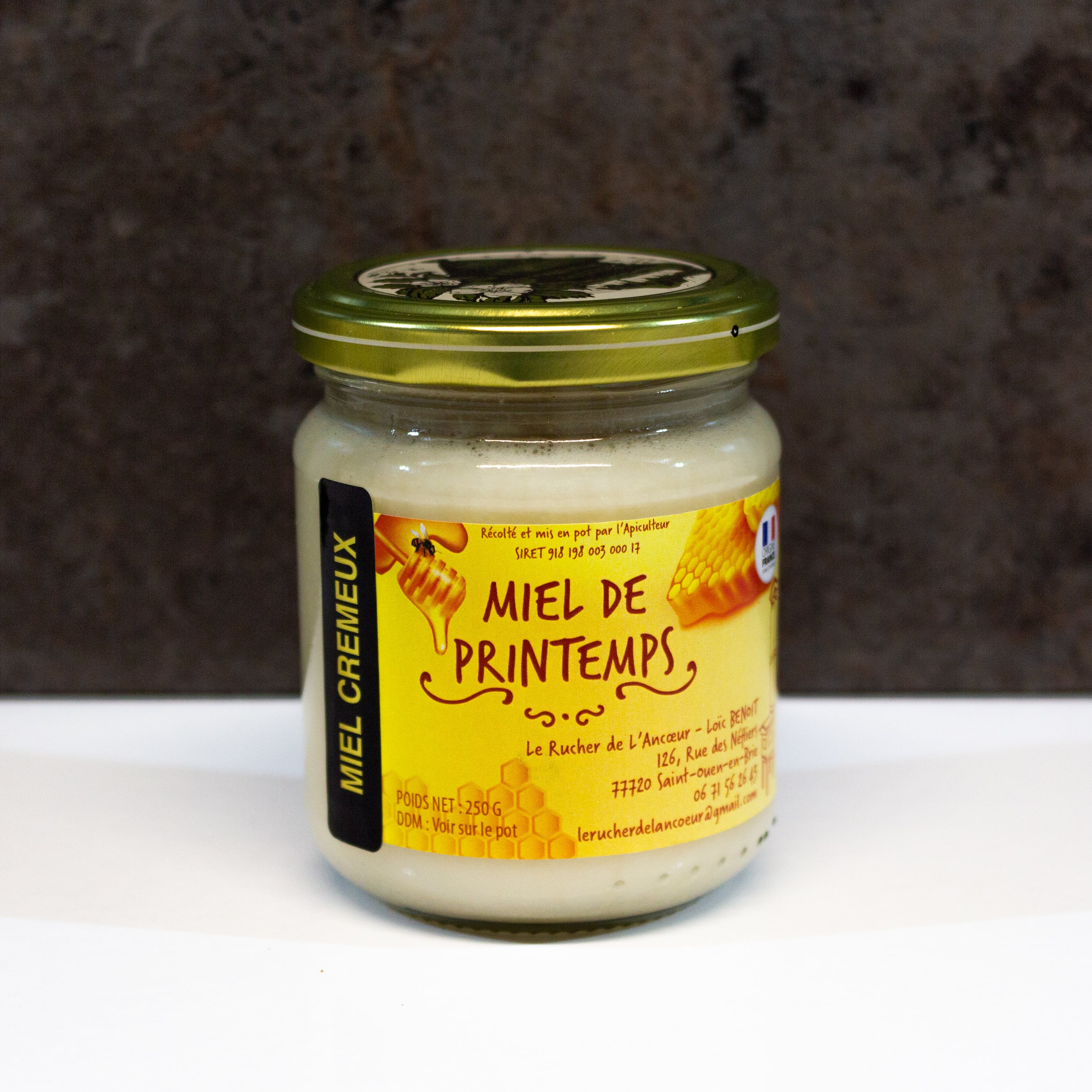 Miel de printemps crémeux 250grs